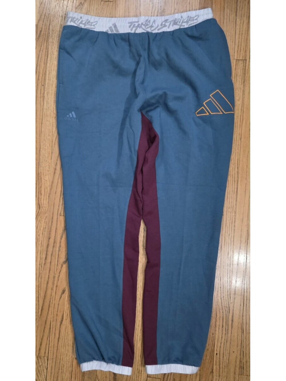 Mens XL Adidas 3 Stripes Pant - Basketball